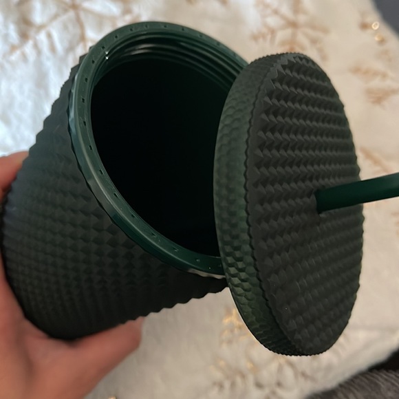 Starbucks 24oz Tumbler Matte Green Studded - Picture 4 of 6